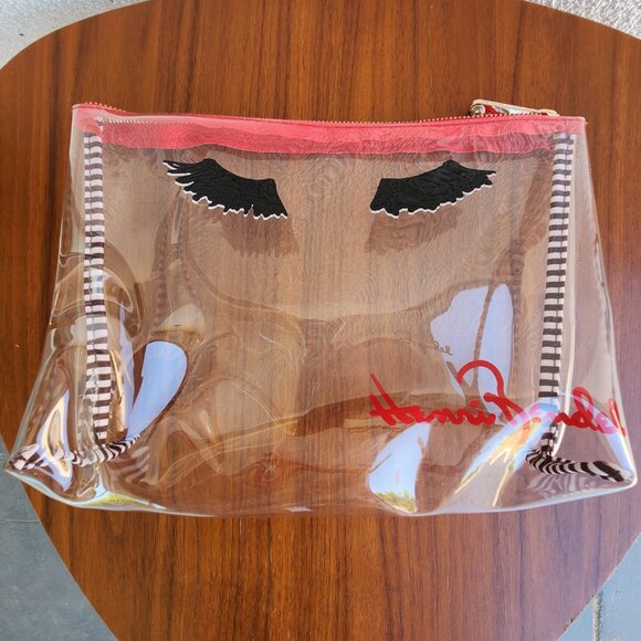 SOLD NWT Henri Bendel Eyes & Lips Nesting Cosmetic Bags Makeup Cases (2pc) - Picture 6 of 10